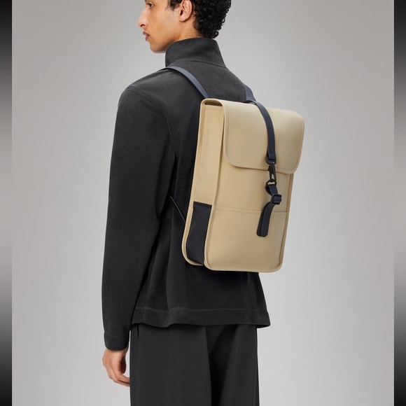 RAINS Backpack Mini - Sand Tan - NEW Sealed